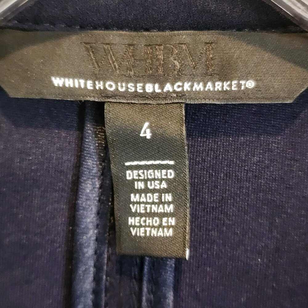 WHBM Tie Waist Shacket, Size 4, Like New - Picture 7 of 8